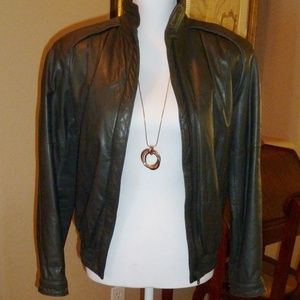 Leather Jacket Vintage 1981 EUC